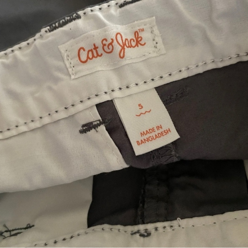 Cat and Jack Shorts Set Of 2 Adjustable Waist Easy Snap Closure HOST PICK - Picture 6 of 9